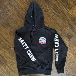 Salty Crew Black Hoodie with Logo